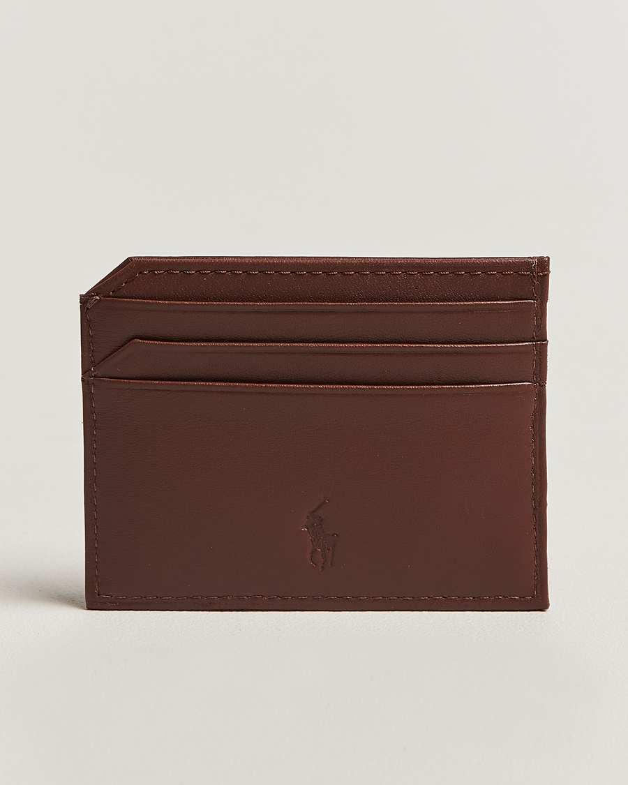 Herre | Lommebøker | Polo Ralph Lauren | Polo Ralph LaurenSmooth Leather Card CaseSaddle