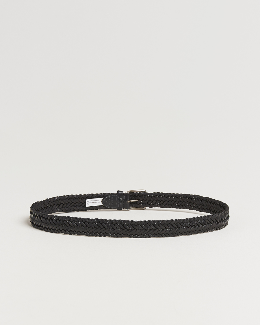 Herre | Belter | Polo Ralph Lauren | Braided Leather Belt Black