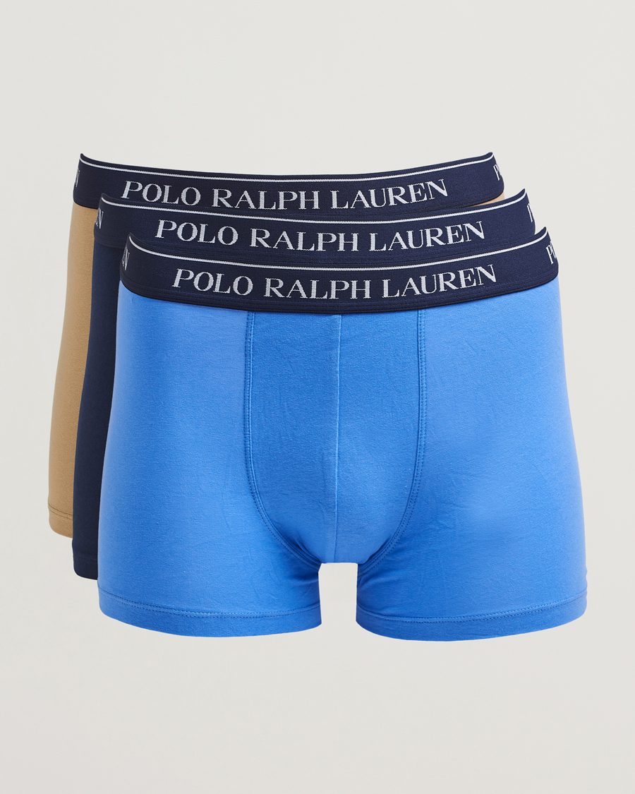 Herre | Undertøy | Polo Ralph Lauren | 3-Pack Trunk Navy/Blue/Khaki