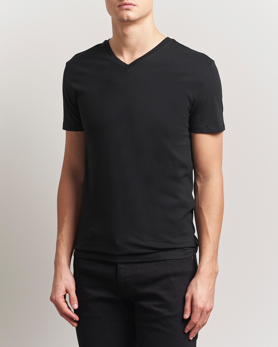 Herre | T-Shirts | Polo Ralph Lauren | 3-Pack V Neck T-Shirt White/Grey/Black