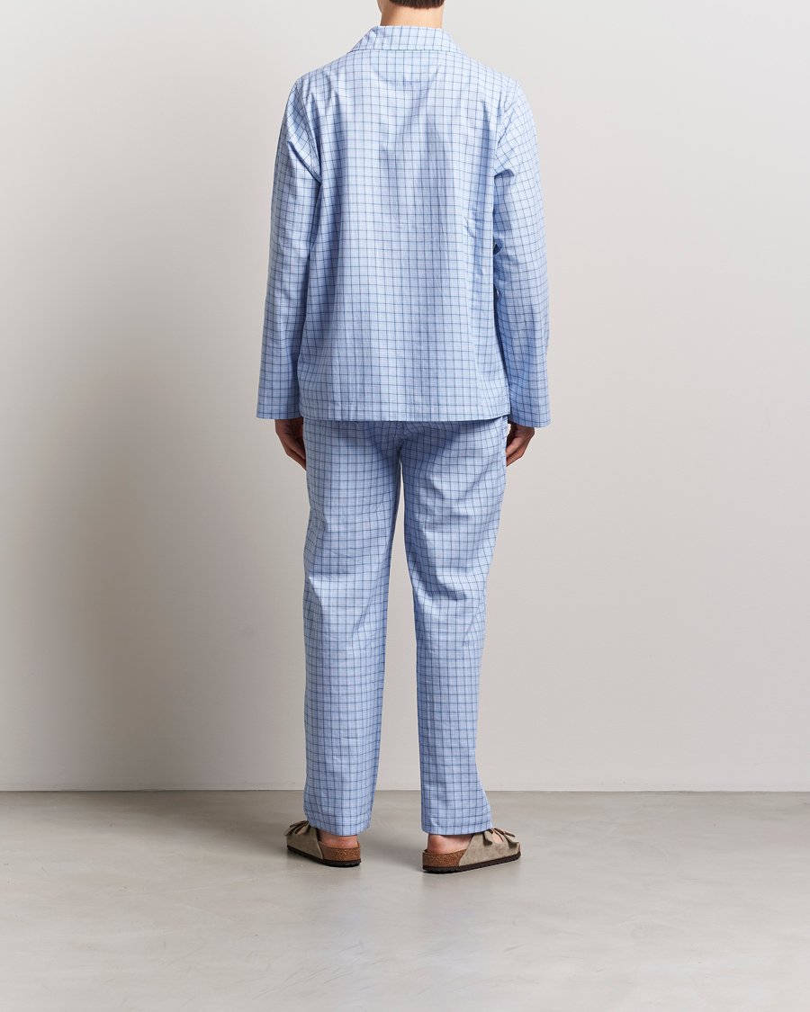 Herre | Pyjamaser og badekåper | Polo Ralph Lauren | Cotton Checked Pyjama Set Blue