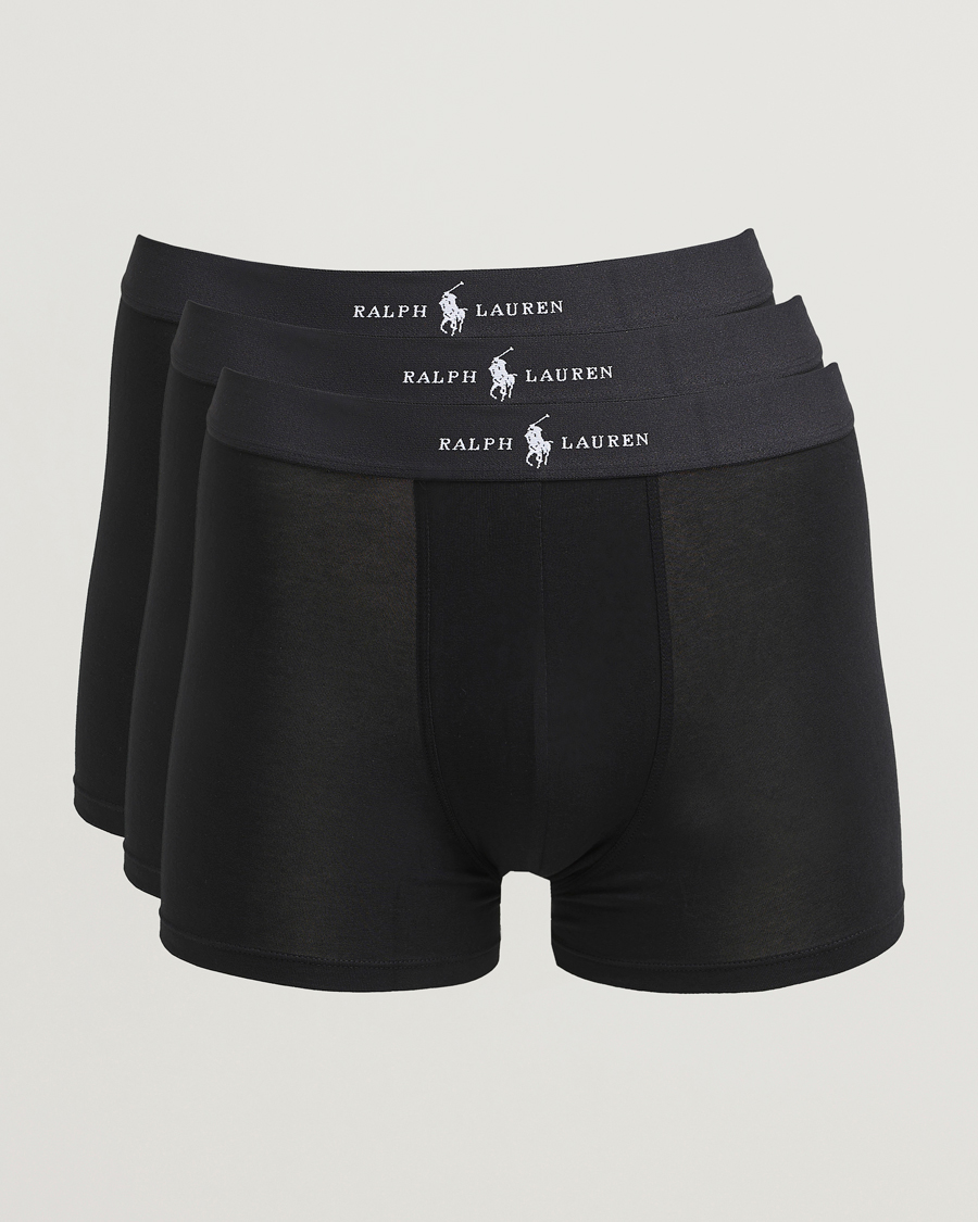 Herre | Undertøy | Polo Ralph Lauren | 3-Pack Trunk Black