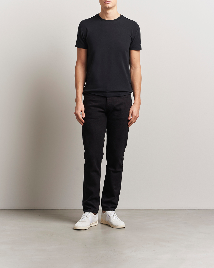 Herre | T-Shirts | Polo Ralph Lauren | 3-Pack Crew Neck T-Shirt Black