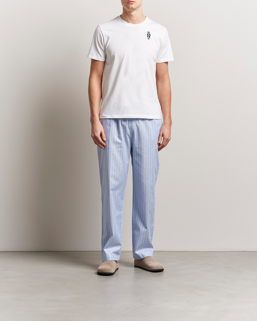 Herre | Pyjamaser og badekåper | Polo Ralph Lauren | Cotton Pyjama Set Blue/White