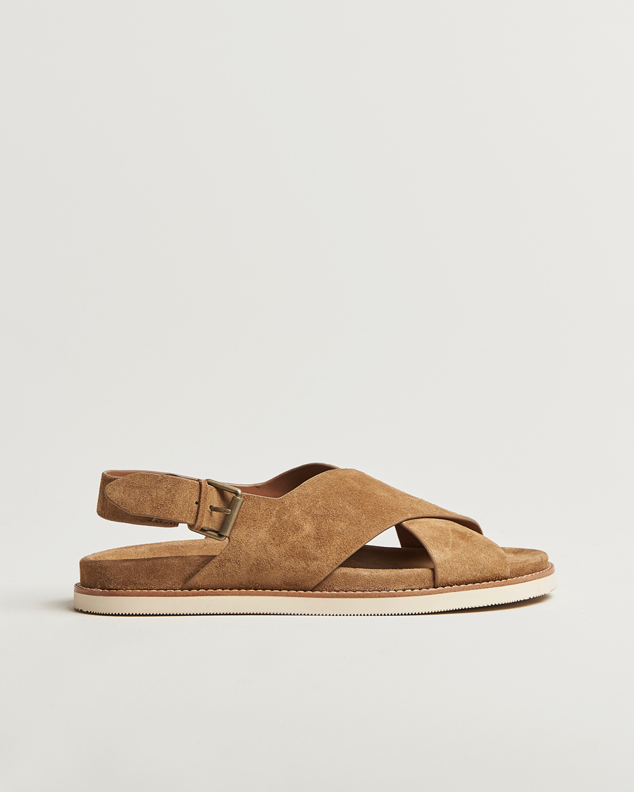 Herre | Polo Ralph Lauren Zane Suede Sandals Desert Tan | Polo Ralph Lauren | Zane Suede Sandals Desert Tan