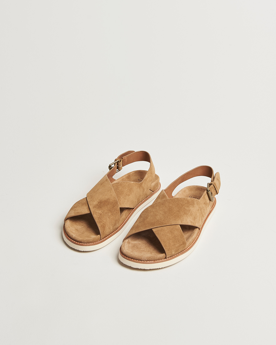 Herre | Sandaler og tøfler | Polo Ralph Lauren | Zane Suede Sandals Desert Tan