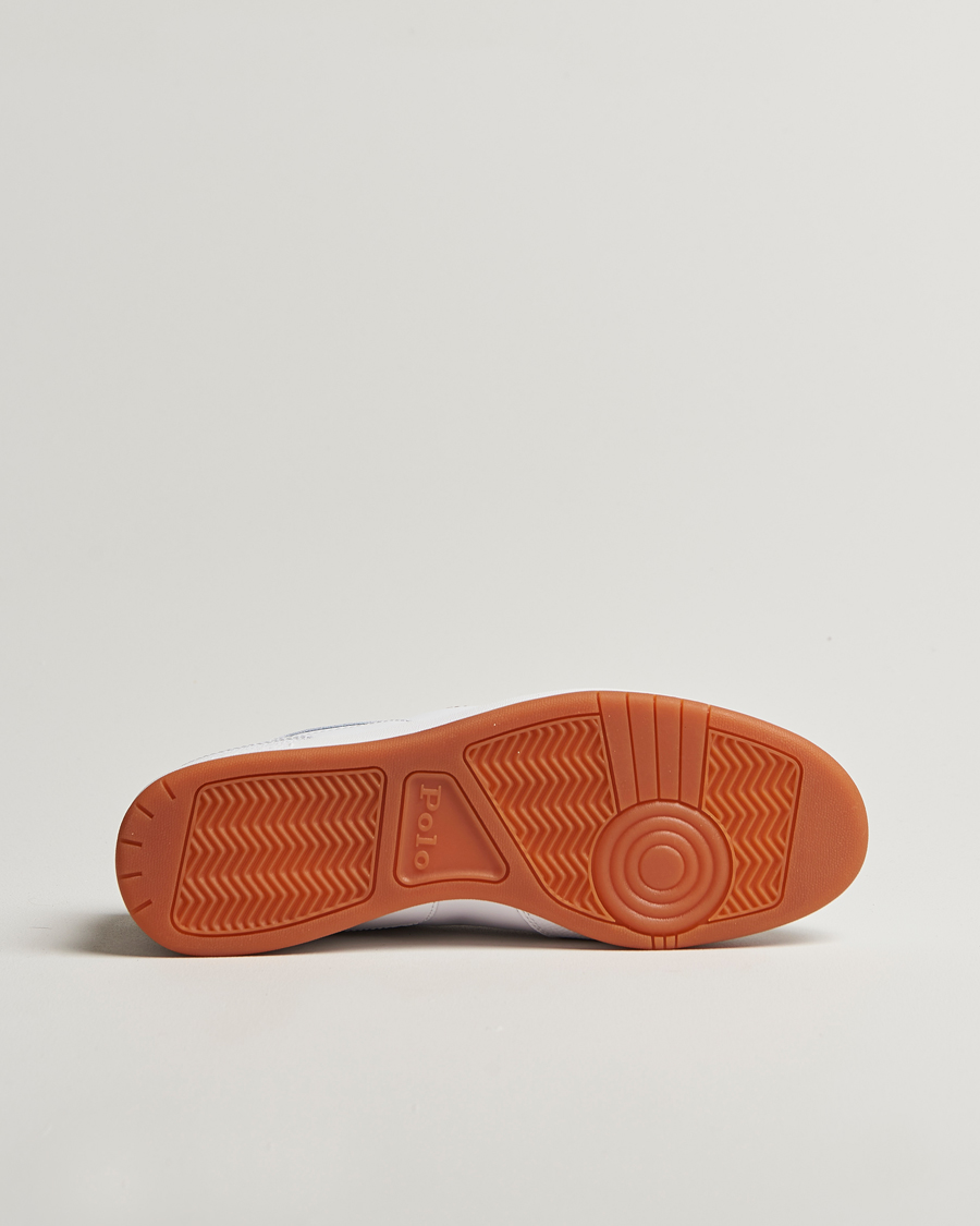 Herre | Sneakers | Polo Ralph Lauren | CRT Leather Sneaker White/Navy