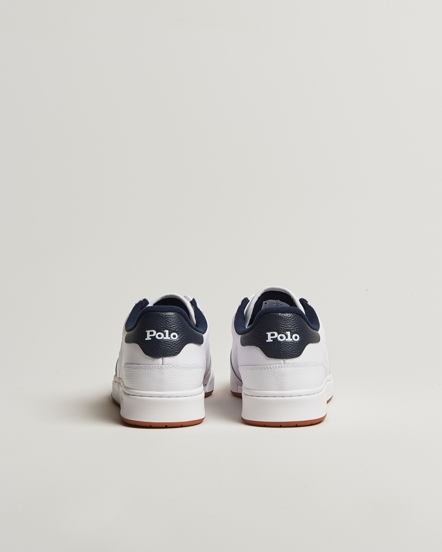 Herre | Sneakers | Polo Ralph Lauren | CRT Leather Sneaker White/Navy