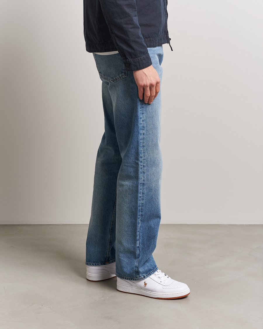 Herre | Sneakers | Polo Ralph Lauren | CRT Leather Sneaker White/Navy