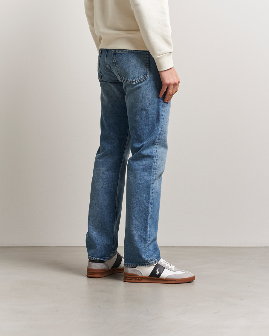 Herre | Sneakers | Polo Ralph Lauren | Aera Leather/Suede Sneaker White/Grey