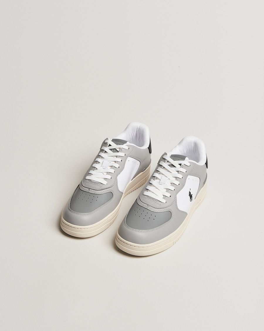 Herre | Sneakers | Polo Ralph Lauren | Masters Court Sneaker Tonal Channel Grey