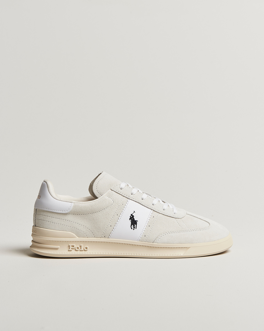 Herre | Sneakers | Polo Ralph Lauren | Aera Suede Sneaker Bianco/White