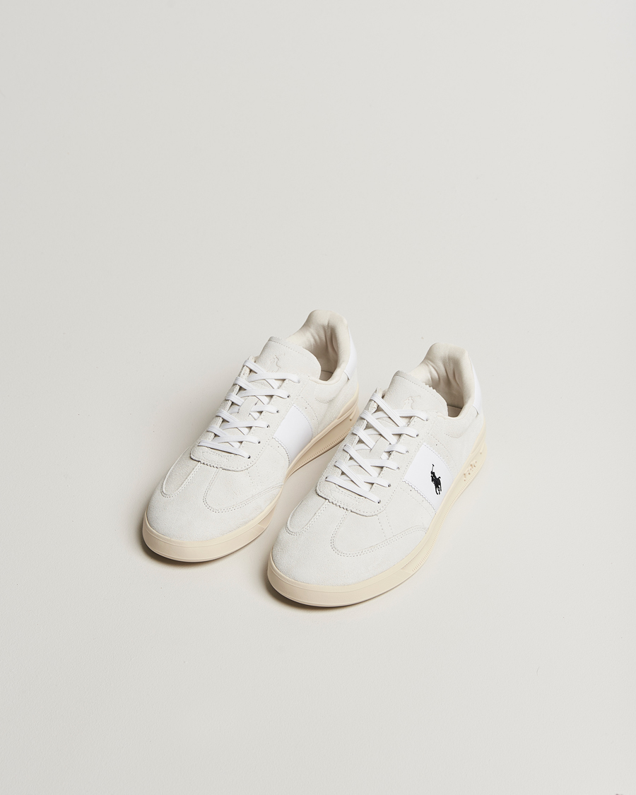 Herre | Sneakers | Polo Ralph Lauren | Aera Suede Sneaker Bianco/White