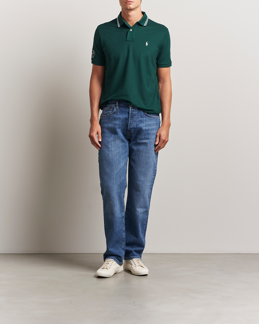 Herre | Pikéer | Polo Ralph Lauren | Wimbledon Performance Polo Moss Agate