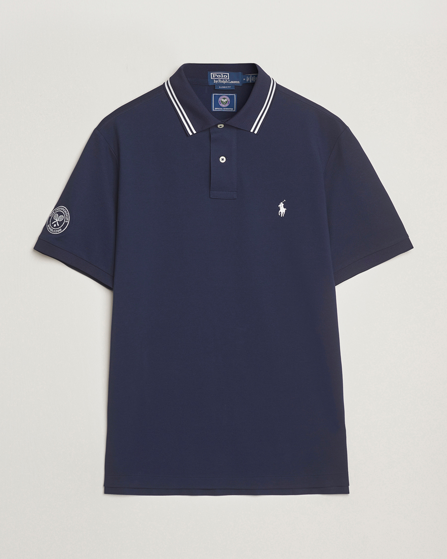 Herre | Pikéer | Polo Ralph Lauren | Wimbledon Performance Polo Refined Navy