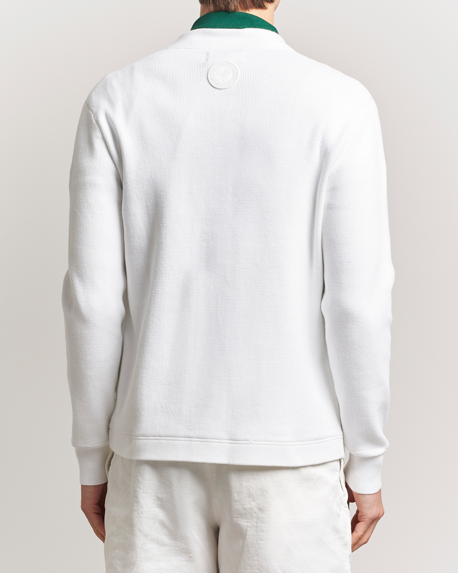 Herre | Gensere | Polo Ralph Lauren | Wimbledon Cotton Cardigan Ceramic White