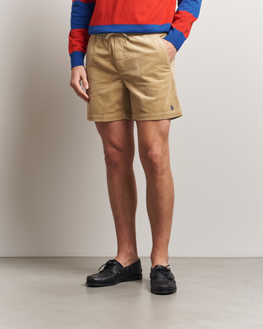 Herre | Shorts | Polo Ralph Lauren | Prepster Corduroy Drawstring Shorts Coastal Beige