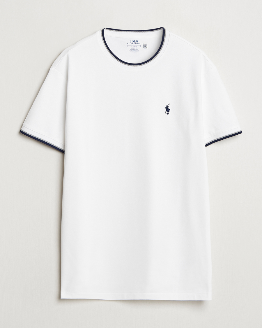 Herre | T-Shirts | Polo Ralph Lauren | Mesh Polo Tee White