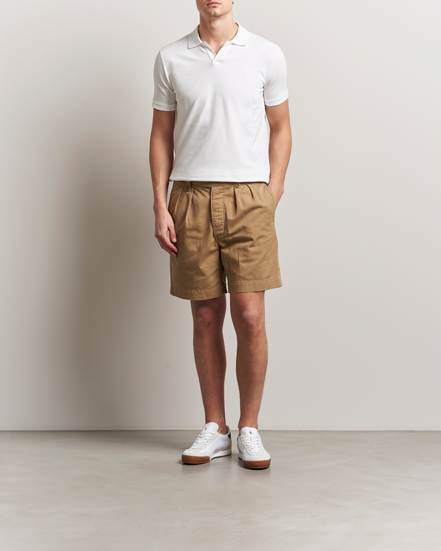 Herre | Pikéer | Polo Ralph Lauren | Custom Slim Fit Dressed Polo White