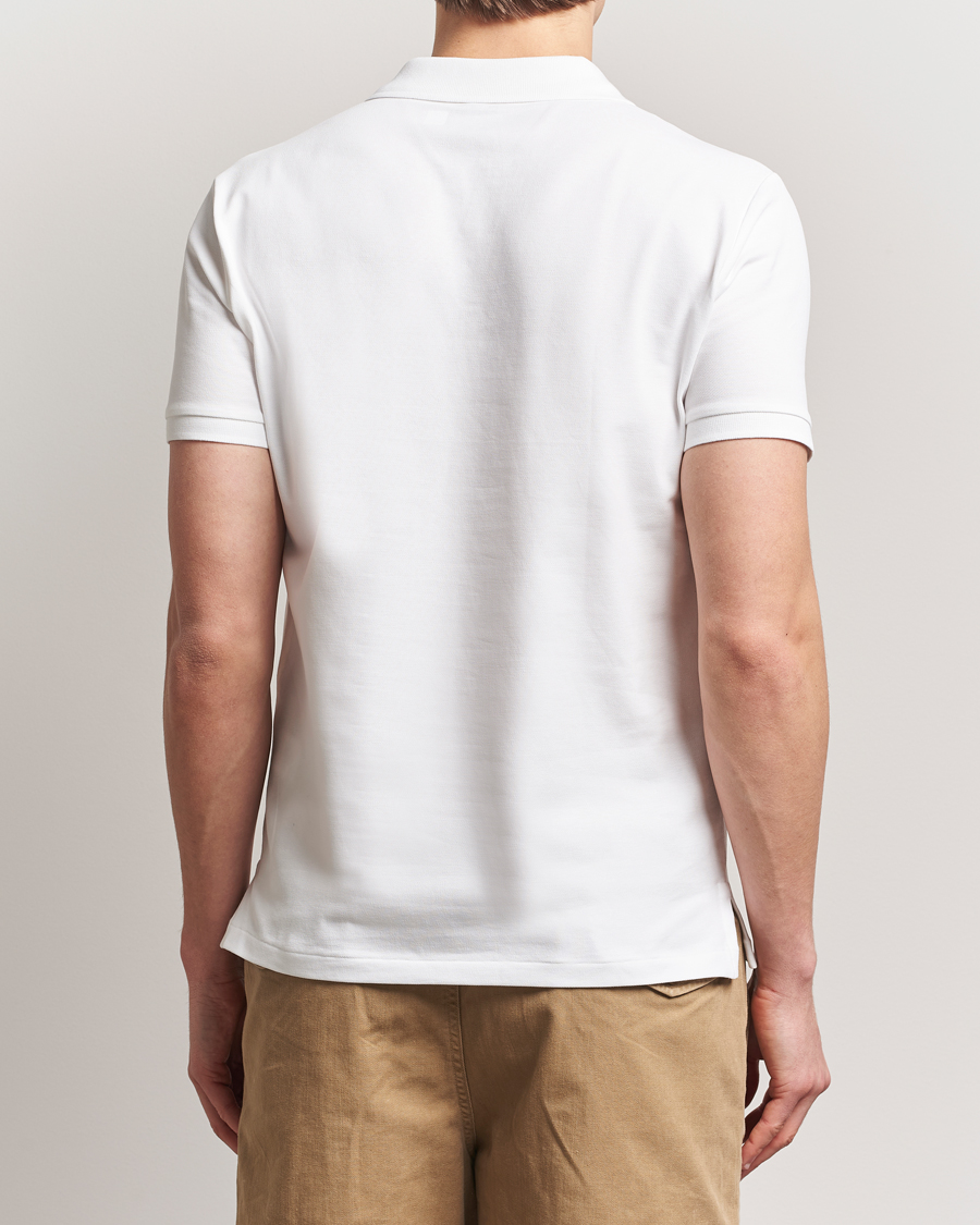 Herre | Pikéer | Polo Ralph Lauren | Custom Slim Fit Dressed Polo White