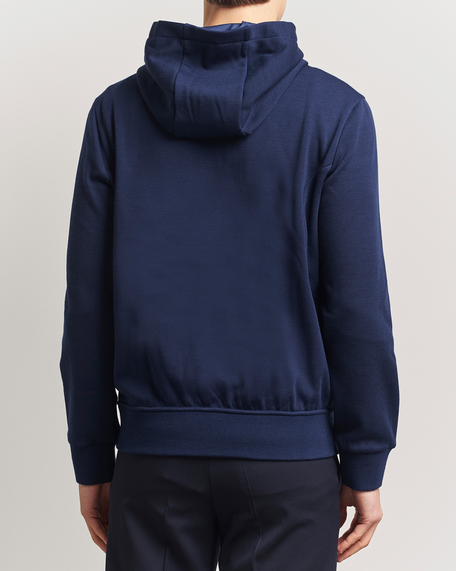 Herre | Gensere | RLX Ralph Lauren | Heavy Teach Wool Full Zip Pullover Refined Navy