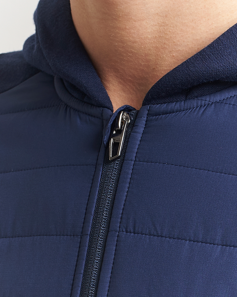 Herre | Gensere | RLX Ralph Lauren | Heavy Teach Wool Full Zip Pullover Refined Navy
