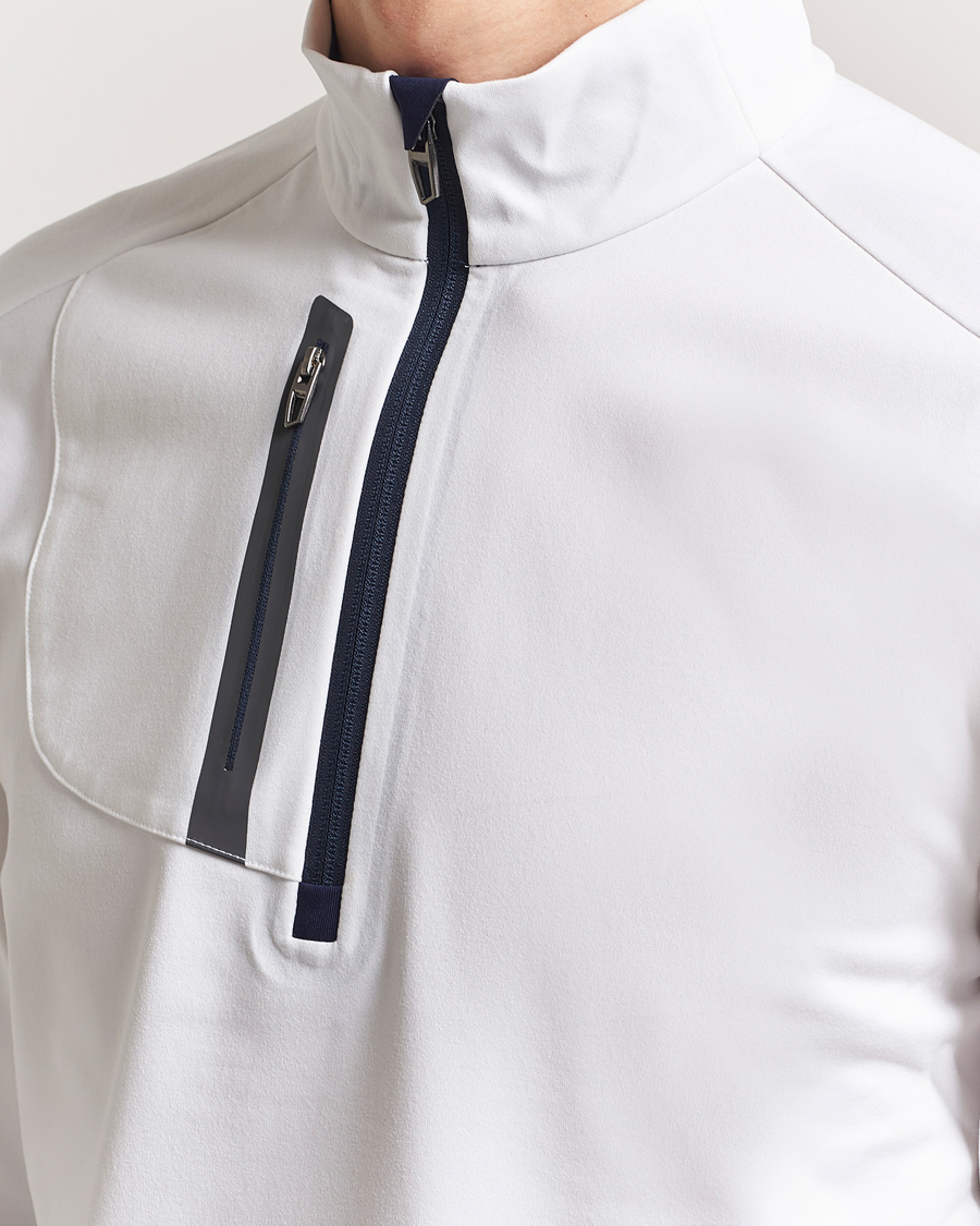 Herre | Gensere | RLX Ralph Lauren | New Lux Performance Half Zip Ceramic White