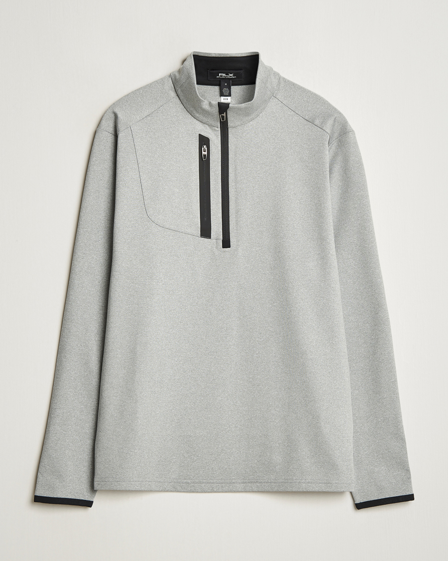 Herre | Golfklær | RLX Ralph Lauren | Luxury Jersey Half Zip Andover Heather