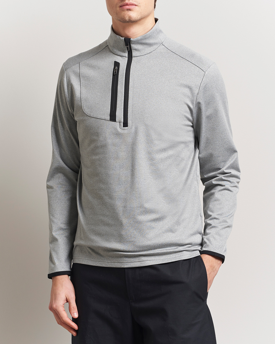 Herre | Golfklær | RLX Ralph Lauren | Luxury Jersey Half Zip Andover Heather