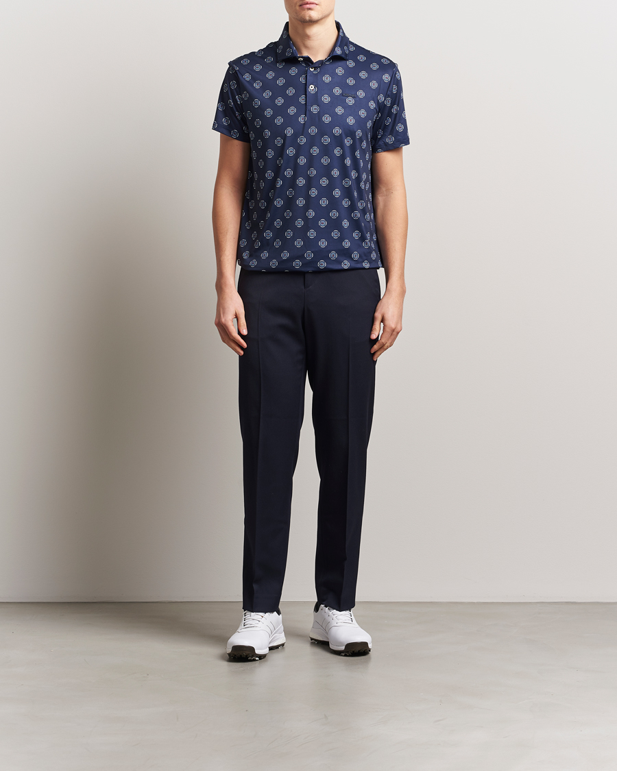 Herre | Pikéer | RLX Ralph Lauren | Airflow Active Polo Mini G Golfball/Refined Navy
