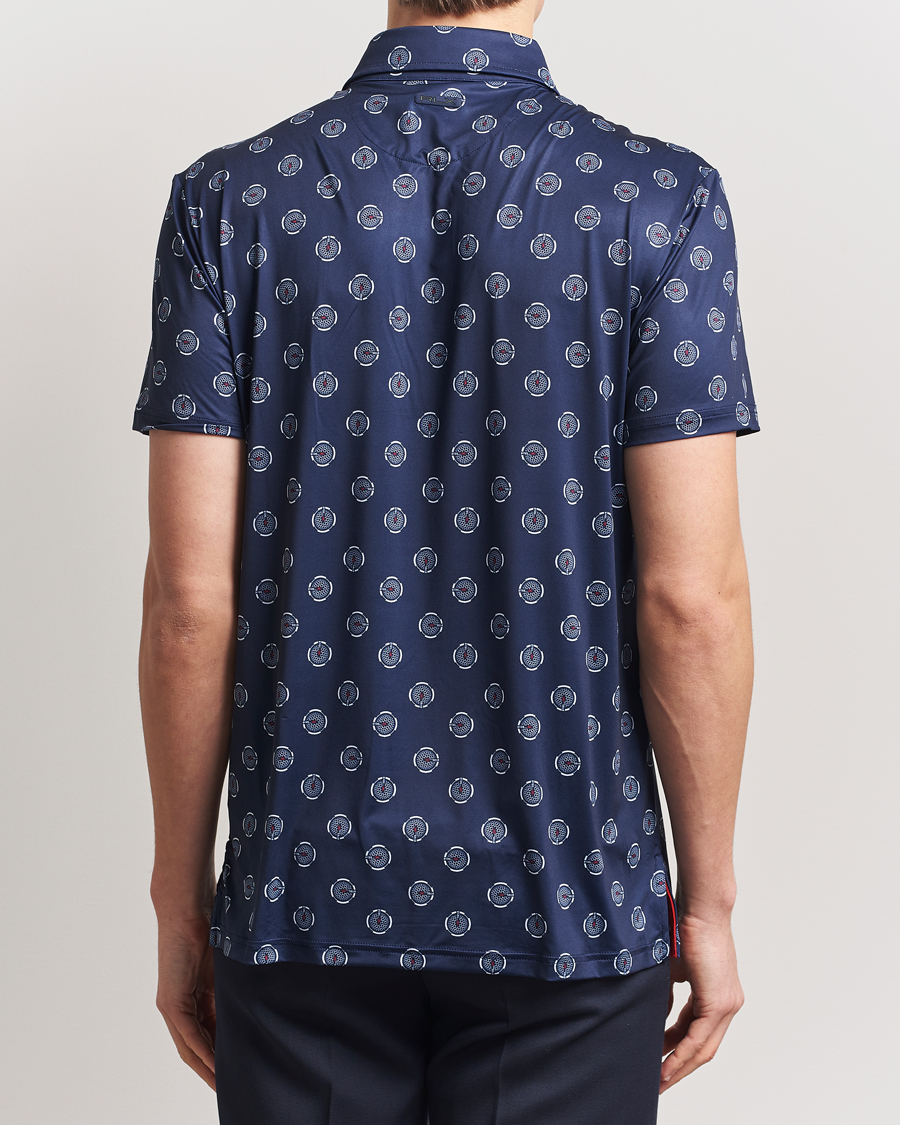 Herre | Pikéer | RLX Ralph Lauren | Airflow Active Polo Mini G Golfball/Refined Navy