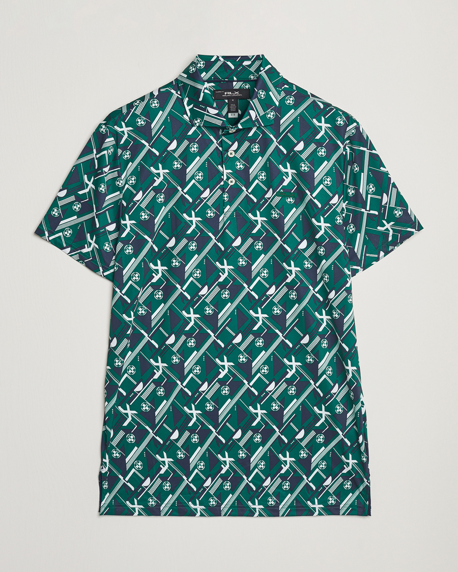 Herre | Pikéer | RLX Ralph Lauren | Airflow Active Polo Kelly Green/Action Graphic