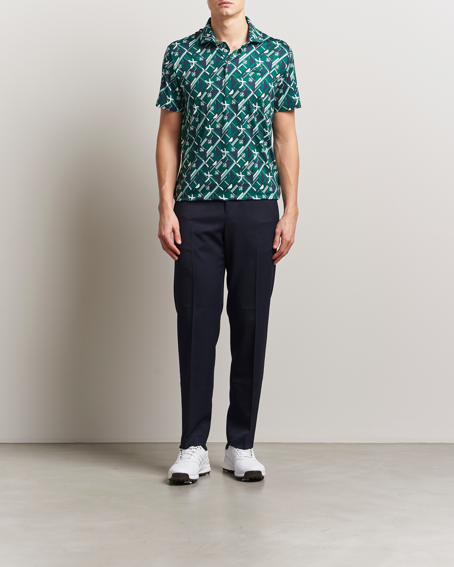 Herre | Pikéer | RLX Ralph Lauren | Airflow Active Polo Kelly Green/Action Graphic