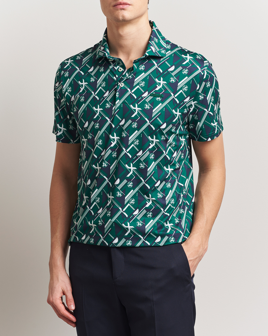 Herre | Pikéer | RLX Ralph Lauren | Airflow Active Polo Kelly Green/Action Graphic