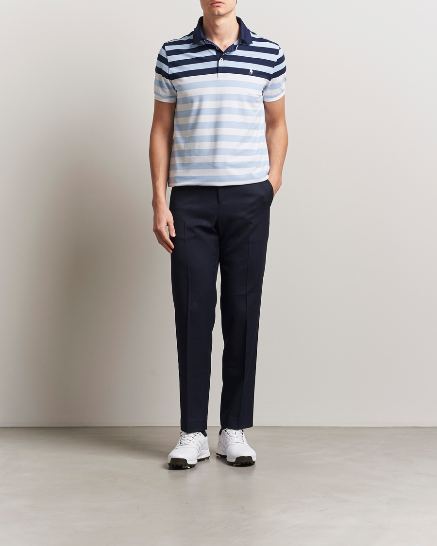 Herre | Pikéer | RLX Ralph Lauren | Performance Pique Office Blue Multi