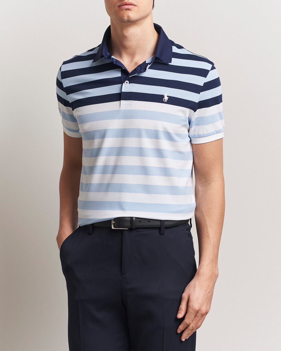 Herre | Pikéer | RLX Ralph Lauren | Performance Pique Office Blue Multi