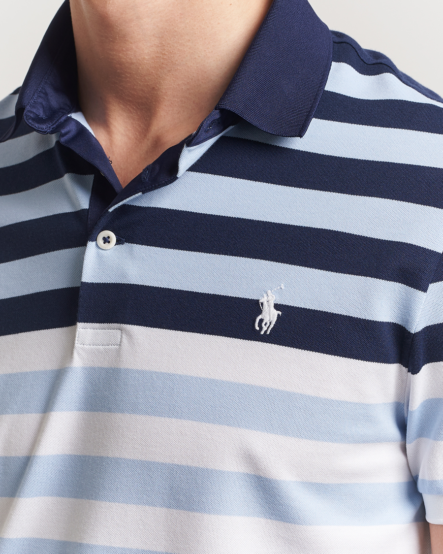 Herre | Pikéer | RLX Ralph Lauren | Performance Pique Office Blue Multi