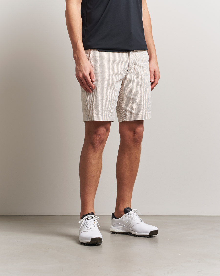 Herre | Shorts | RLX Ralph Lauren | Seersucker Shorts Classic Khaki/Ceramic White