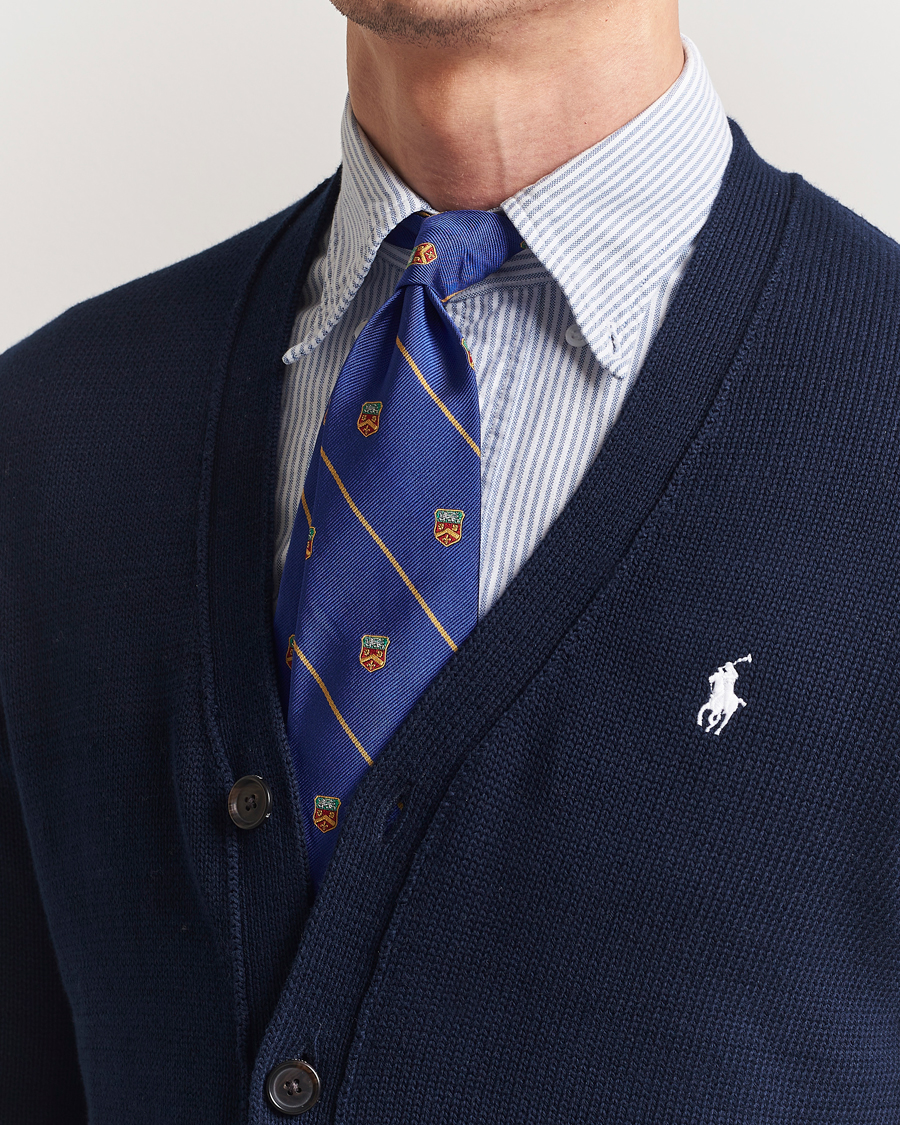 Herre | Slips | Polo Ralph Lauren | Club Striped Tie Blue