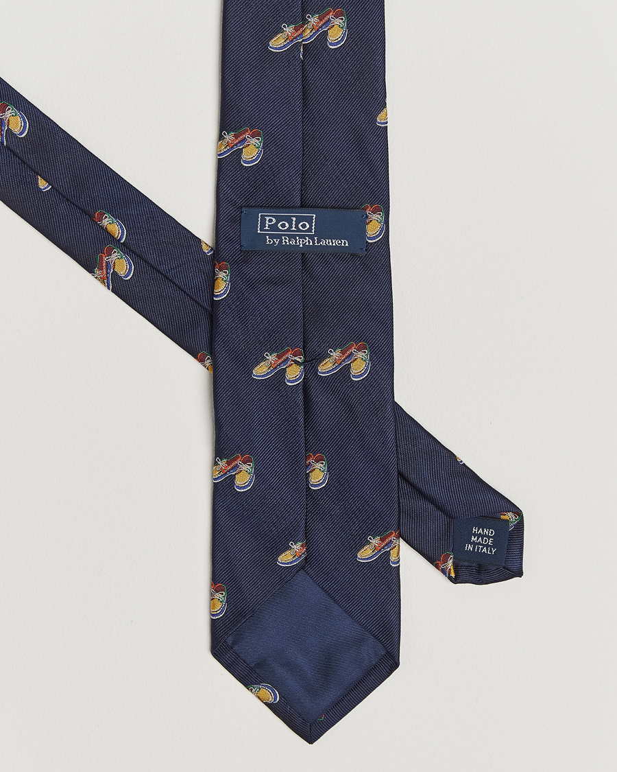 Herre | Slips | Polo Ralph Lauren | Club Boat Shoe Tie Navy