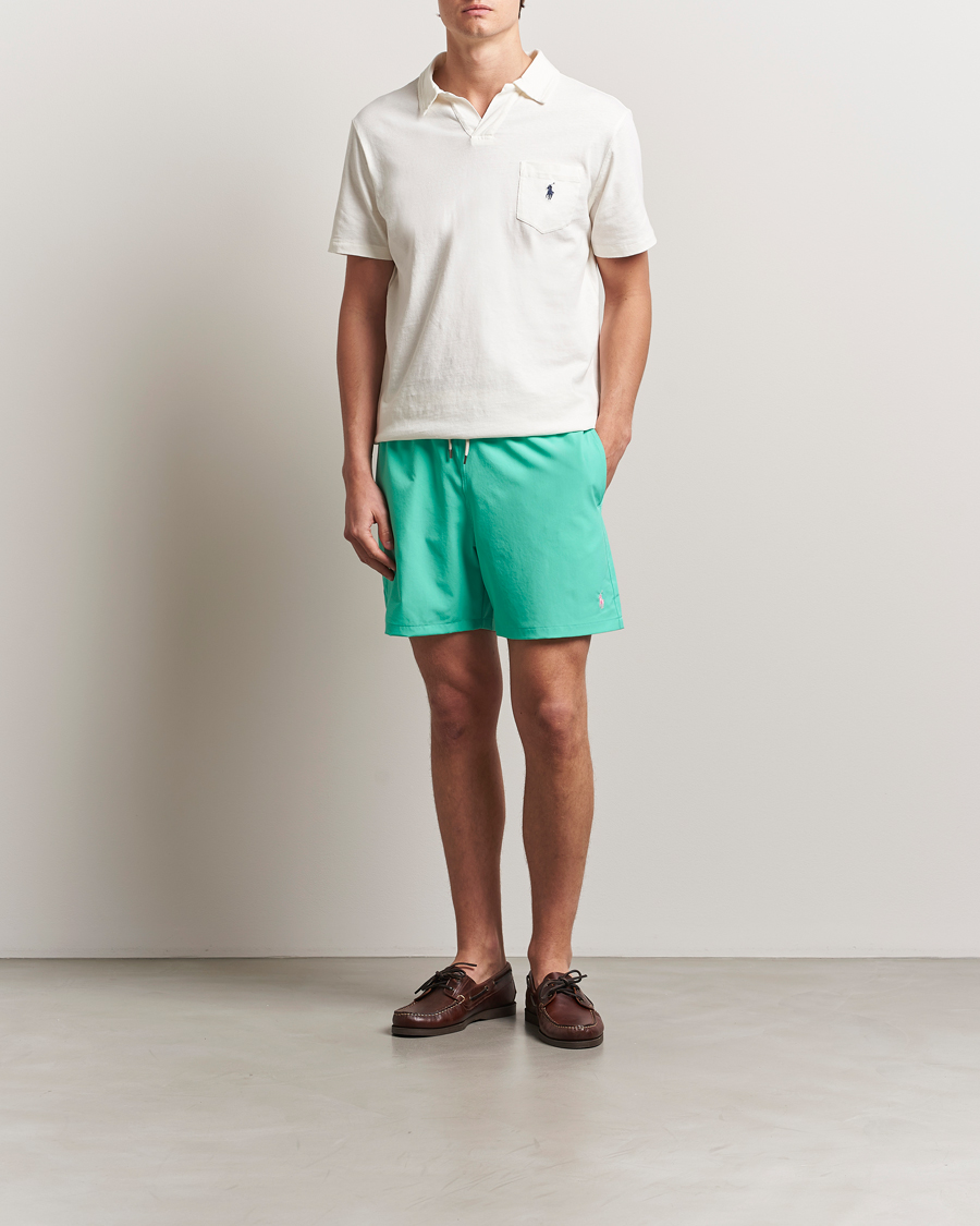 Herre | Badeshorts | Polo Ralph Lauren | Recycled Traveler Swimshorts Sunset Green