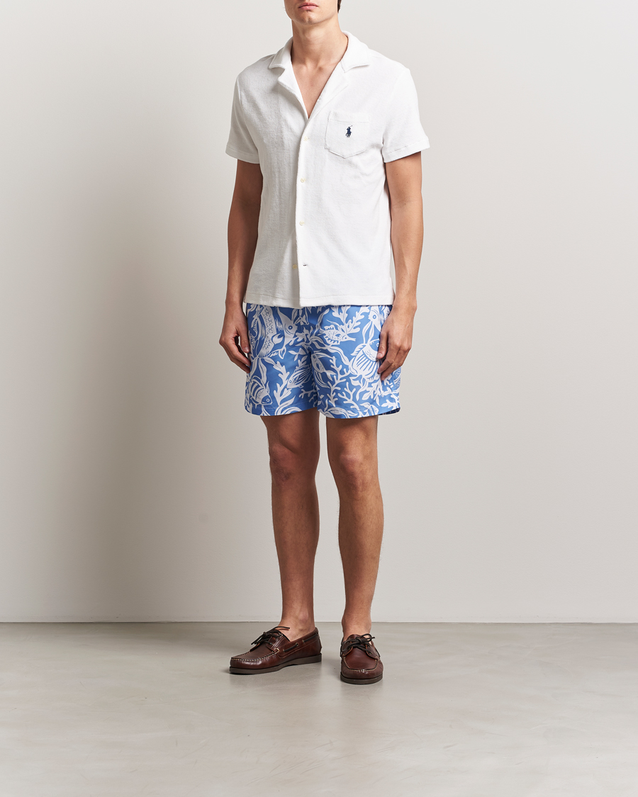 Herre | Badeshorts | Polo Ralph Lauren | Traveler Recyceled Swimshorts Fish Coral