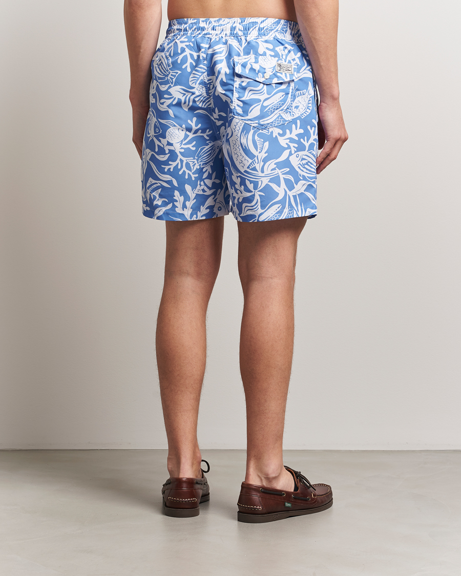 Herre | Badeshorts | Polo Ralph Lauren | Traveler Recyceled Swimshorts Fish Coral