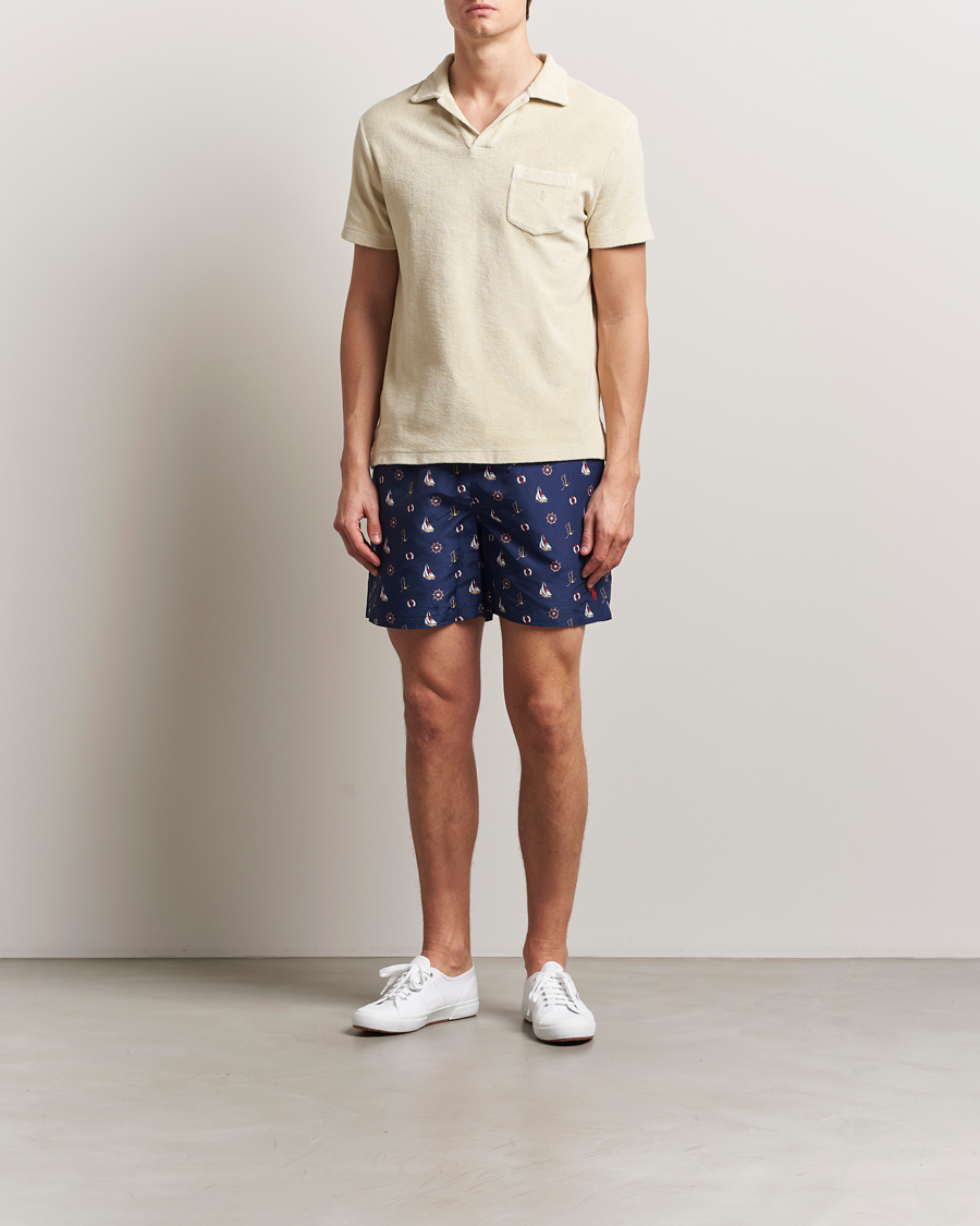 Herre | Badeshorts | Polo Ralph Lauren | Traveler Recycled Swimshorts Nautical Marine