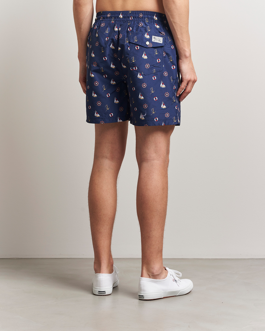 Herre | Badeshorts | Polo Ralph Lauren | Traveler Recycled Swimshorts Nautical Marine