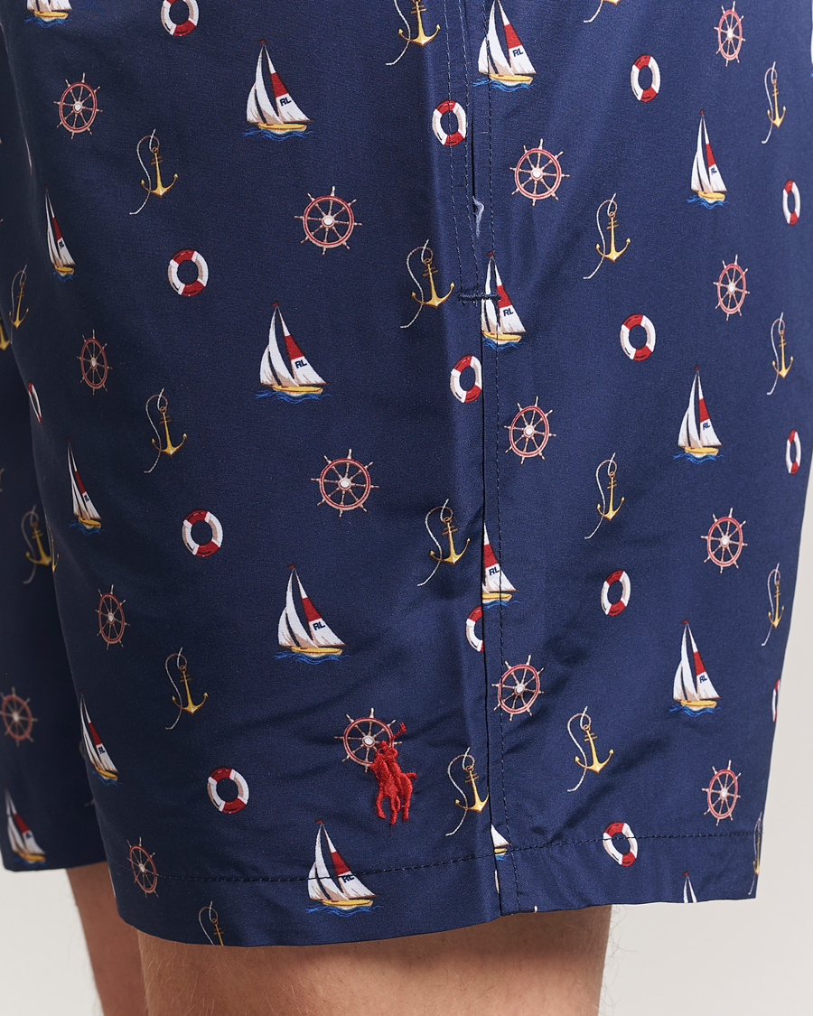 Herre | Badeshorts | Polo Ralph Lauren | Traveler Recycled Swimshorts Nautical Marine