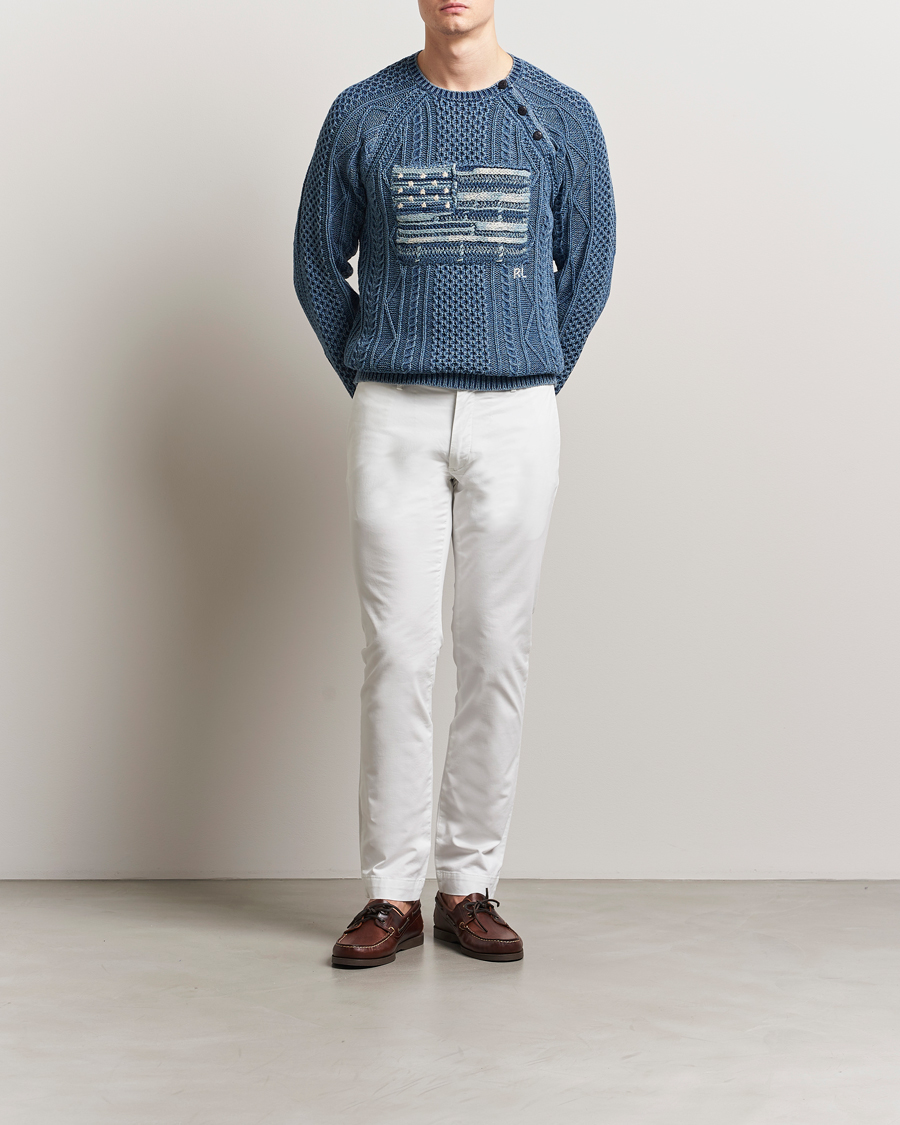 Herre | Bukser | Polo Ralph Lauren | Slim Fit Stretch Chinos Deckwash White