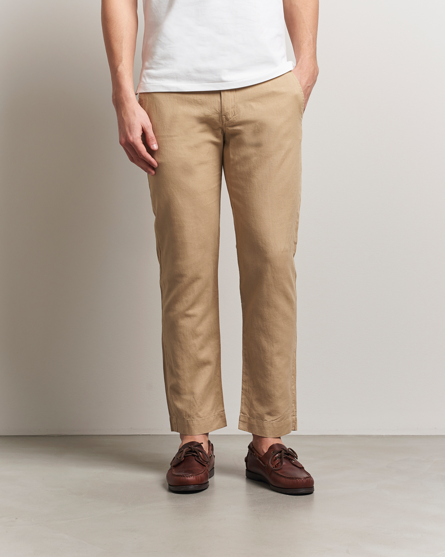 Herre | Bukser | Polo Ralph Lauren | Cotton/Linen Bedford Chinos Coastal Beige