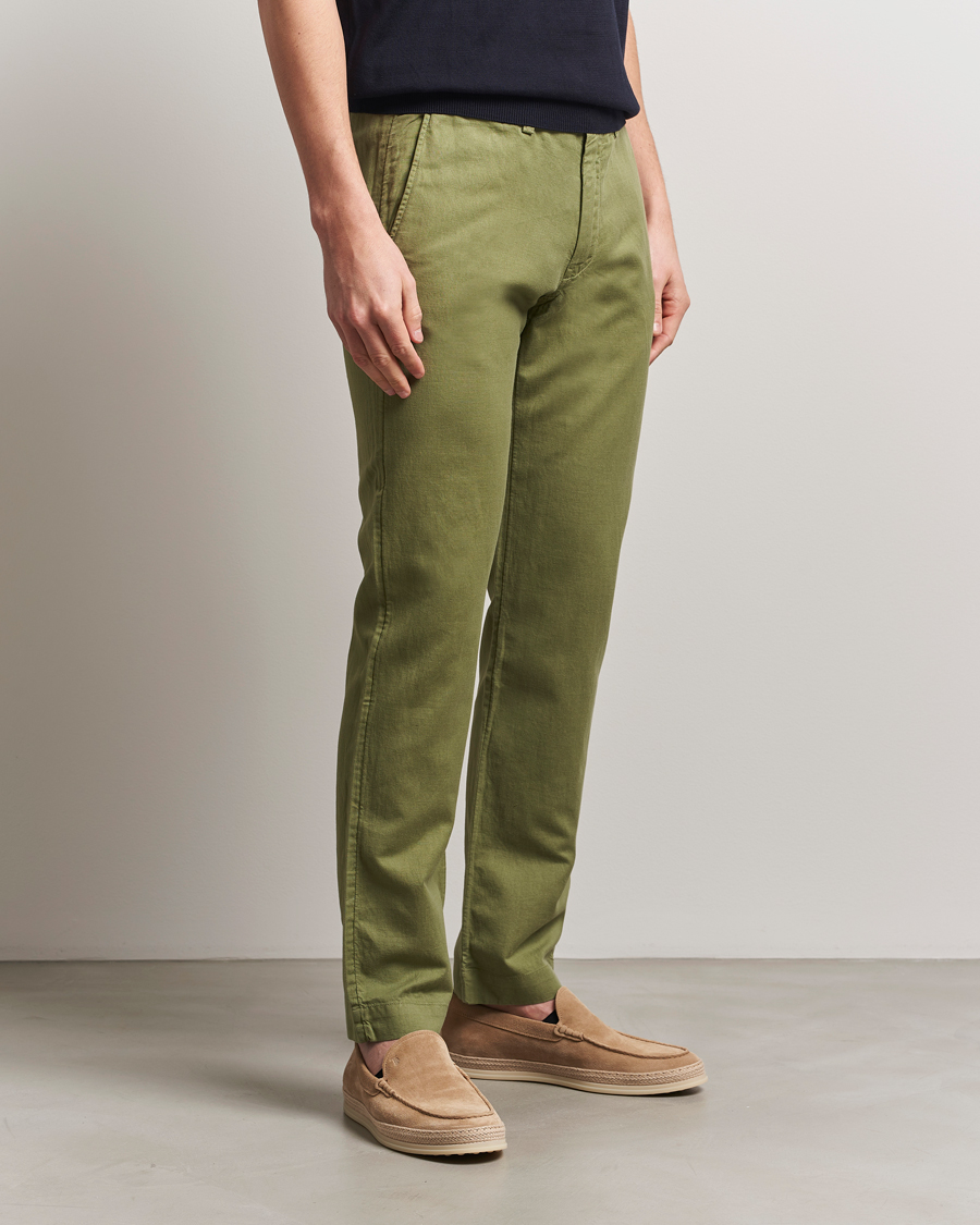 Herre | Bukser | Polo Ralph Lauren | Cotton/Linen Bedford Chinos Tree Green