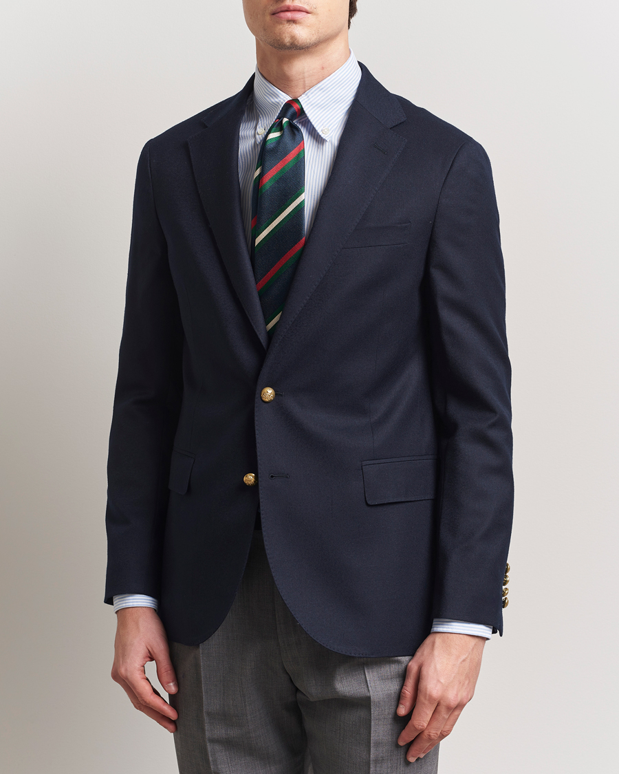 Herre | Dressjakker | Polo Ralph Lauren | Wool Single Breasted Sportcoat Navy